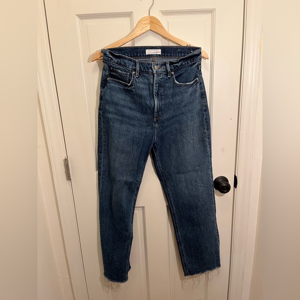 Loft 90s straight jean worn a few times too big on me